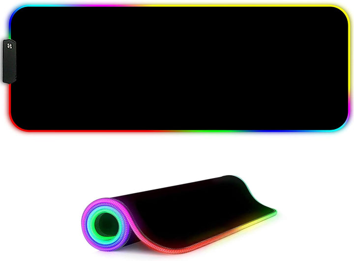 DORRISO RGB Gaming Mauspad 800x300x4mm XL RGB LED Schreibtischunterlage Grosse Mousepad Wasserdicht
