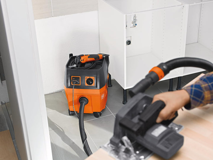 FEIN Nass- / Trockensauger Set DUSTEX 35L (Industriestaubsauger 1380W, Behälter 32l, extra Steckdose