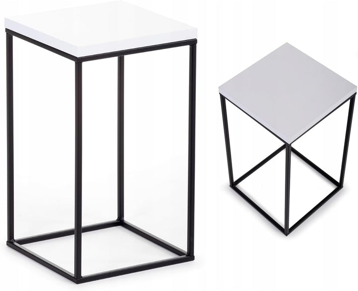 HowHomely Pflanzenständer Metall 40 cm Hoch - Stabiler und Fester Blumenhocker im Loft Stil - Blumen