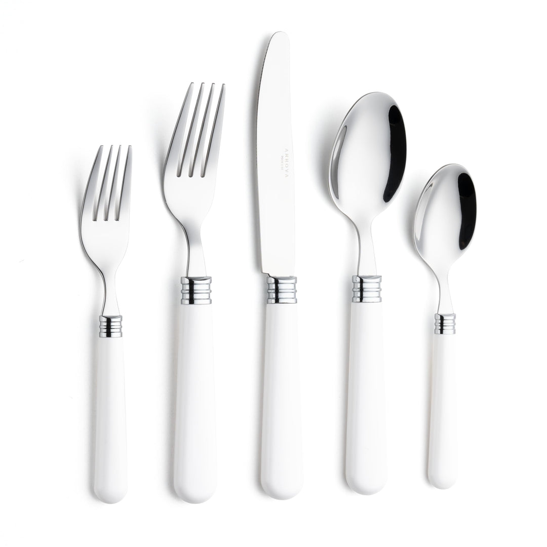ANNOVA Besteckset, 20-teilig, Griff aus Edelstahl - 4 x Tafelmesser; 4 x Tafelgabeln; 4 x Salatgabel