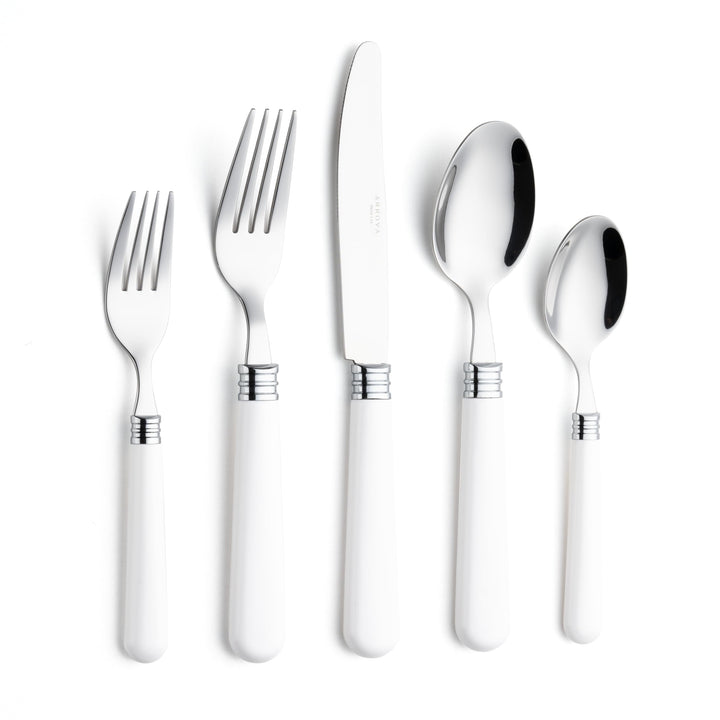 ANNOVA Besteckset, 20-teilig, Griff aus Edelstahl - 4 x Tafelmesser; 4 x Tafelgabeln; 4 x Salatgabel