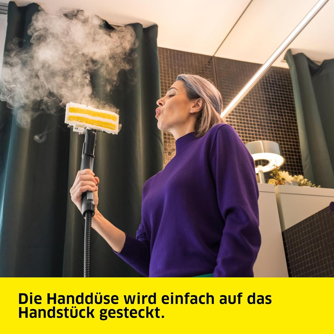 Kärcher Flexible Handdüse, Zubehör für Dampfreiniger, Dampfreiniger für Badewannen, Waschbecken, geb