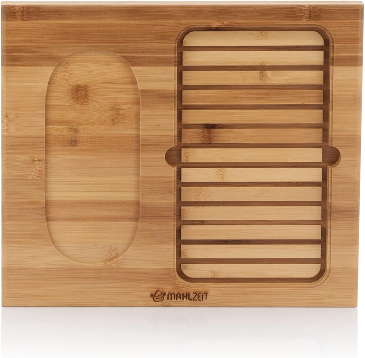 Mahlzeit Lavastein Set | Set mit heissem Stein, Teller und praktischem Bambus Holzbrett | Steak Stei
