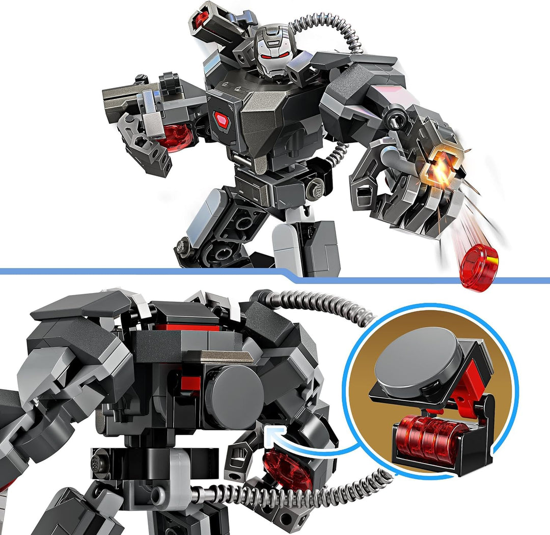 LEGO Marvel Spider-Man vs. Sandman: Showdown, Superhelden-Kampf-Spielzeug & Marvel War Machine Mech,