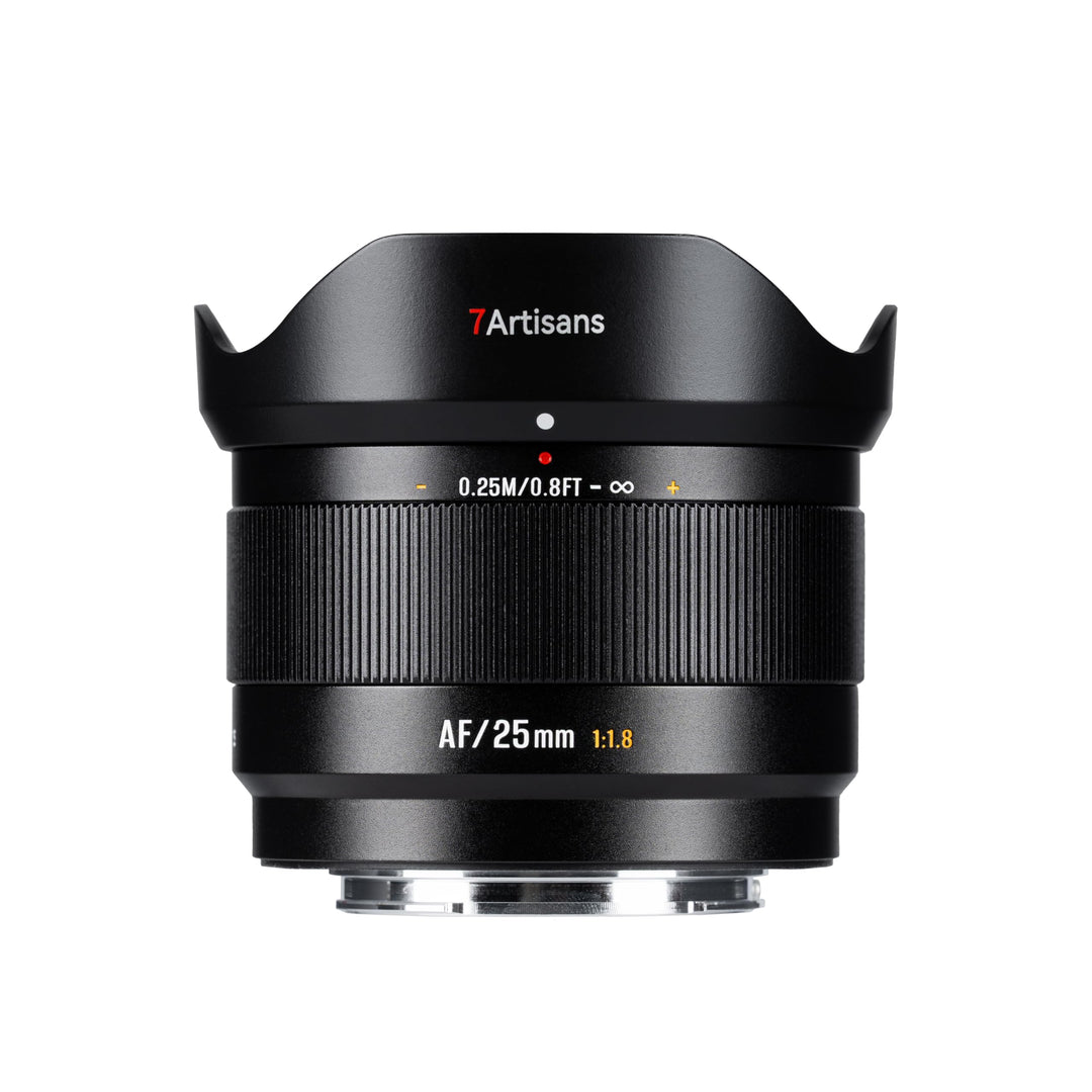 7artisans AF 25mm F1,8 APS-C FX-Objektiv, 180g, grosse Blende, Autofokusobjektiv mit Gesichts-/Augen