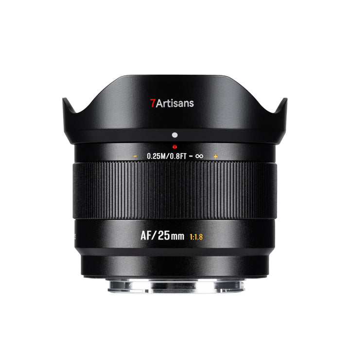 7artisans AF 25mm F1,8 APS-C FX-Objektiv, 180g, grosse Blende, Autofokusobjektiv mit Gesichts-/Augen