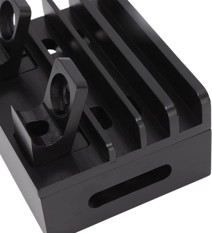 Pyhodi Bambus-Ladestation für Mehrere Geräte, Multifunktions-Ladestation mit 5 Anschlüssen, Magnetis