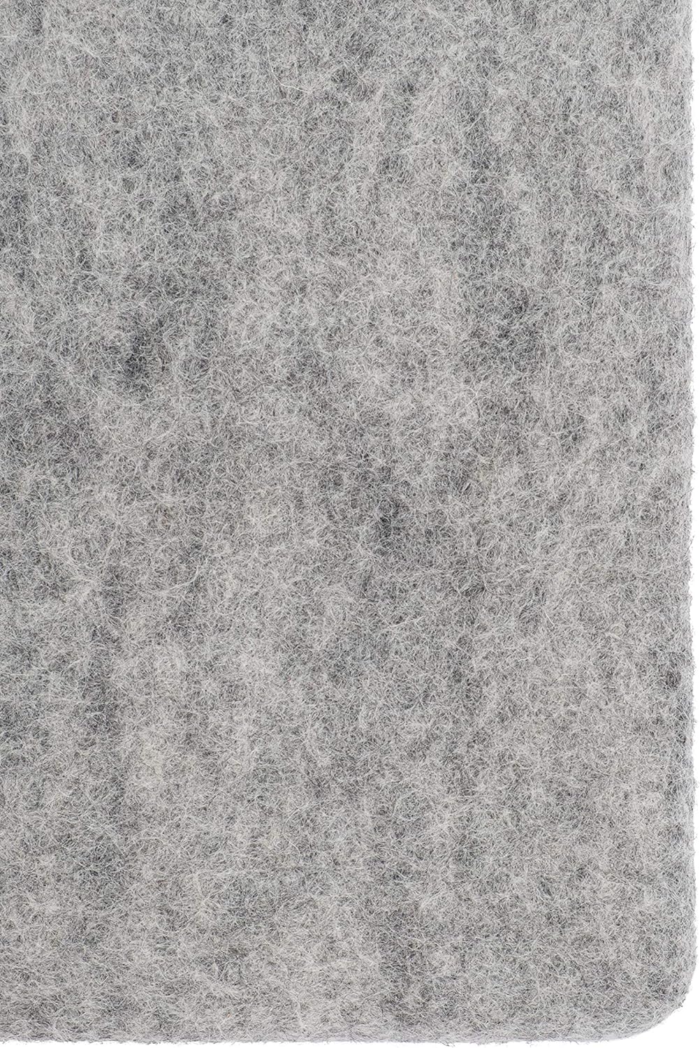 myfelt Flache Filz Sitzauflage, Filz Stuhlauflage - Carl - quadratisch, 36x36 cm, Beige Grau Meliert