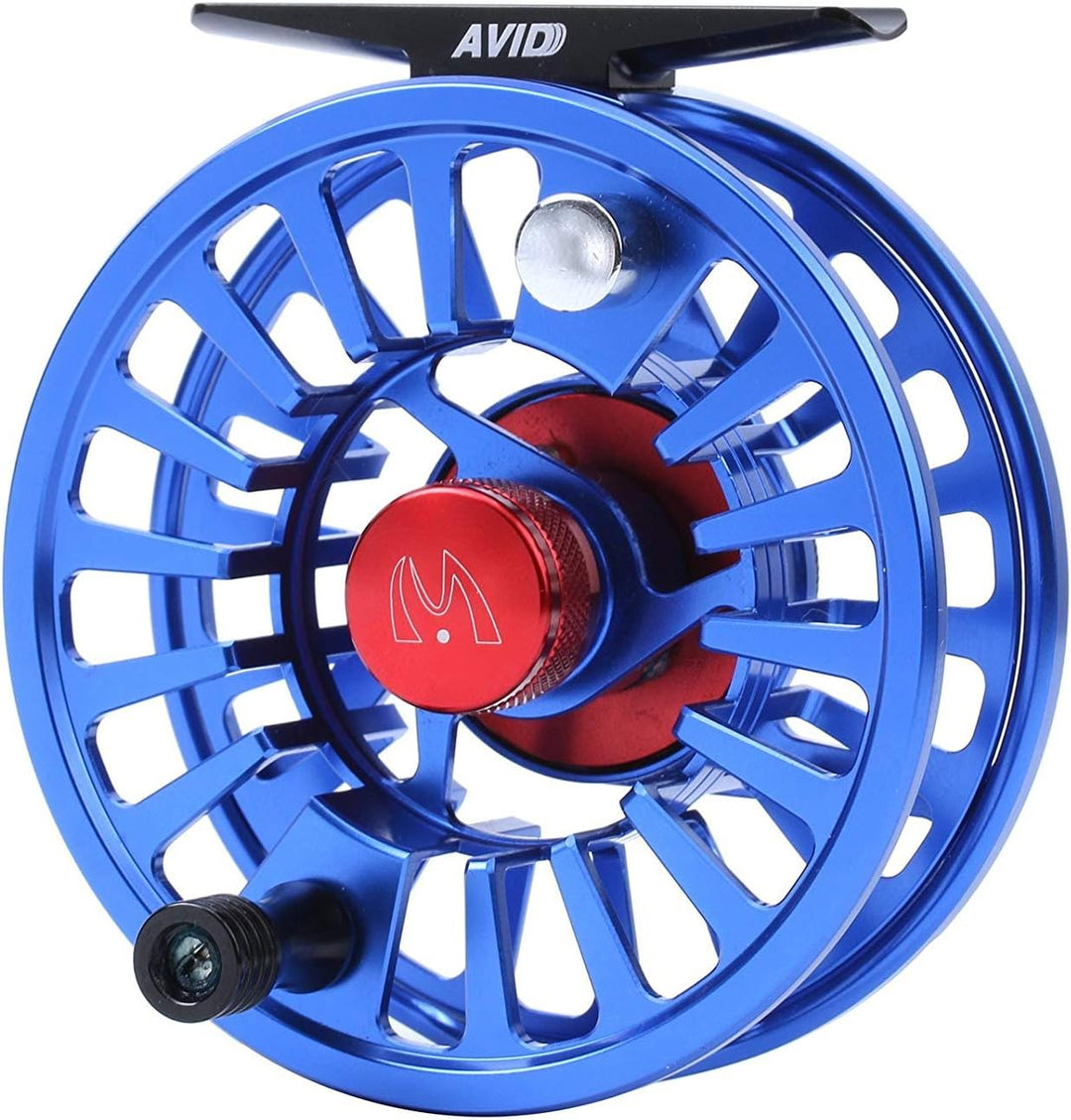 MAXIMUMCATCH Fliegenrolle Avid Serie Fliegenfischen Rollen grosser Spulenkern in 1/3, 3/4, 5/6, 7/8,