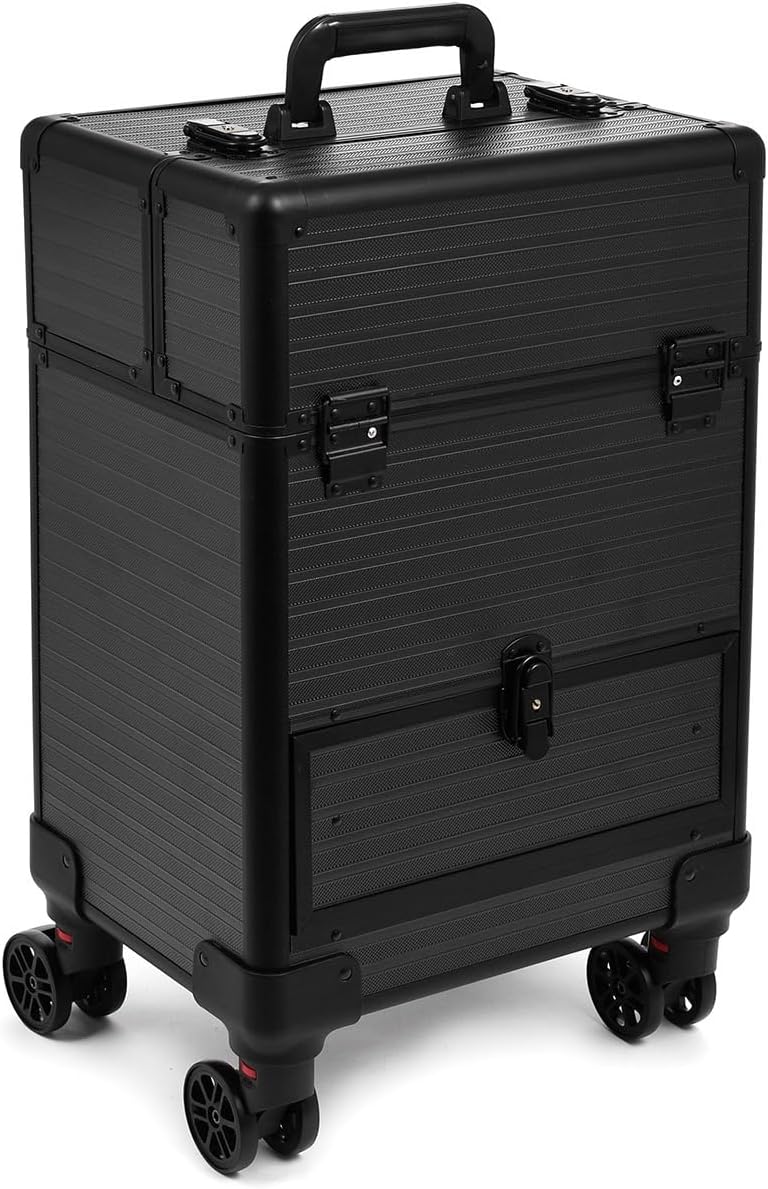 SEVICO Kosmetikkoffer Schminkkoffer Beauty Make-up Case Multikoffer professioneller Make-up Rollkoff
