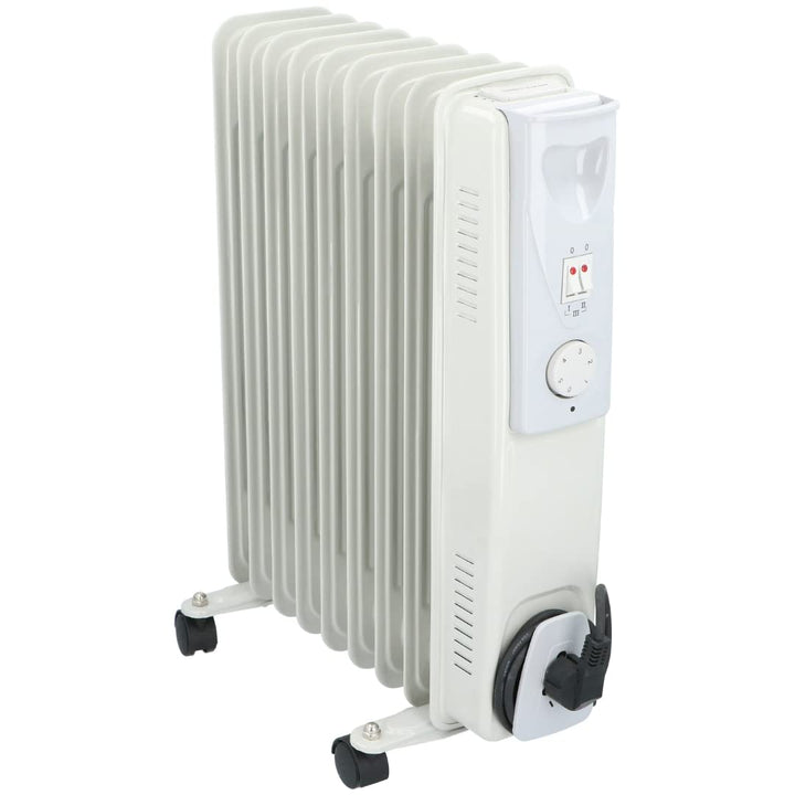 alpina Heizkörper Ölradiator 2000W – Elektro Heizkörper mit Thermostat – Radiator Heizung Elektrisch