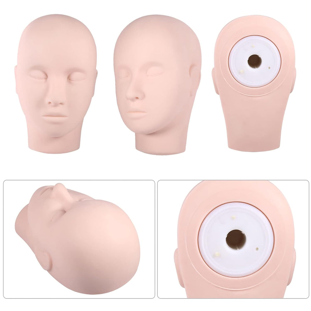 Übungsgesicht Make-up-Übungen, Übungsgesicht Schaufensterpuppenkopf, Verbessertes Wimpernverlängerun