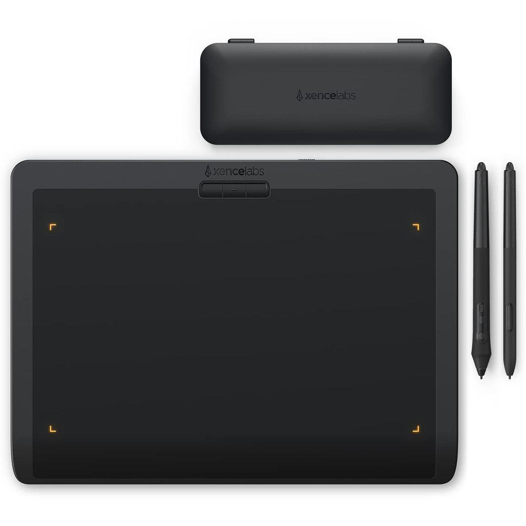 Xencelabs Pen Tablet Medium Grafiktablett für PC 12 Zoll Zeichentablett Professionelle mit 2 Batteri