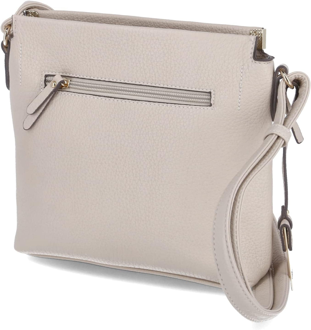 Gabor bags Gela Damen Umhängetasche Crossbody Bag Beige 25 x 6,5 x 23,5 Beige, 25 x 6,5 x 23,5 Beige