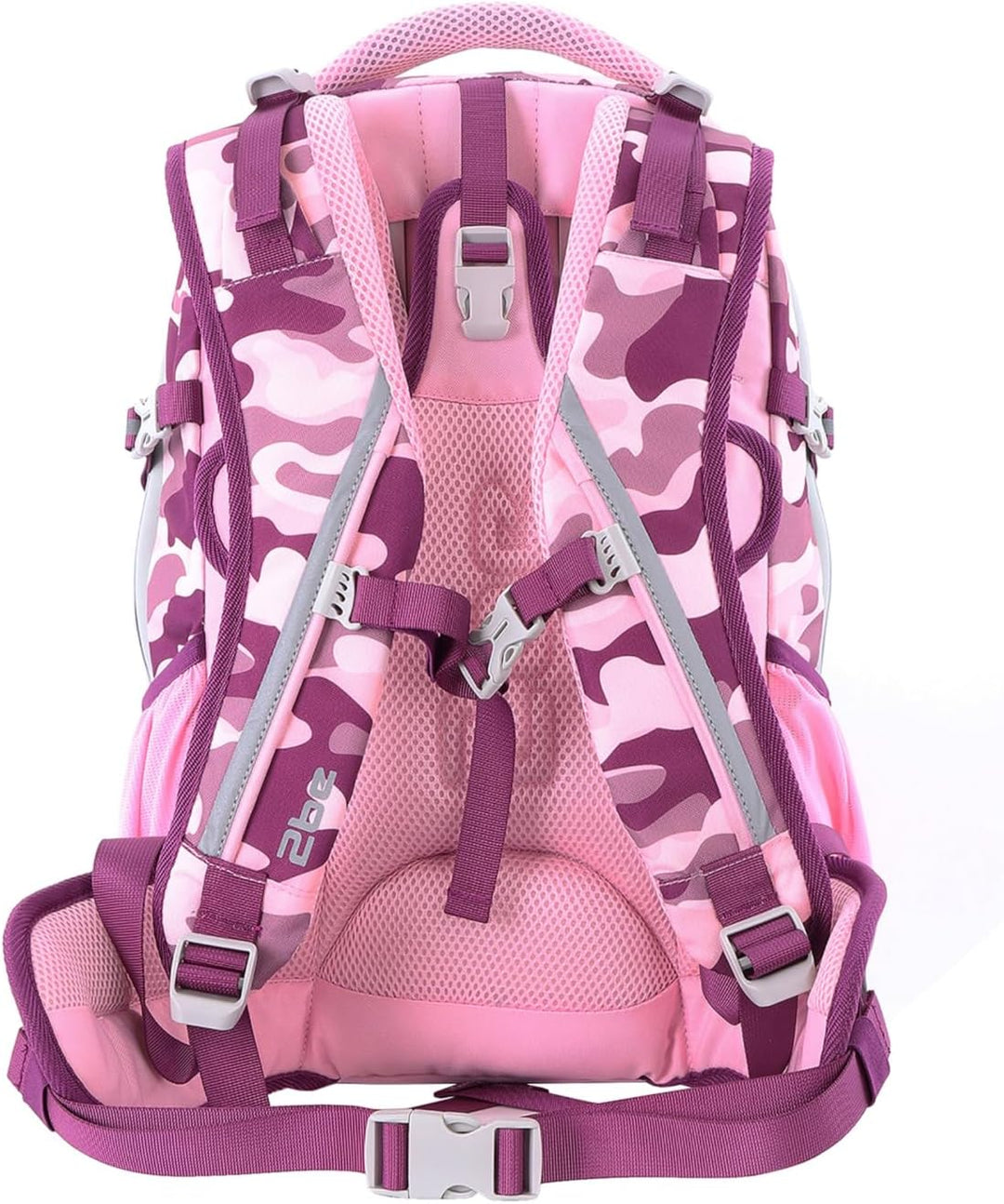 2be Schulrucksack 66320 Ergo School Backpack Pink, Einheitsgrösse