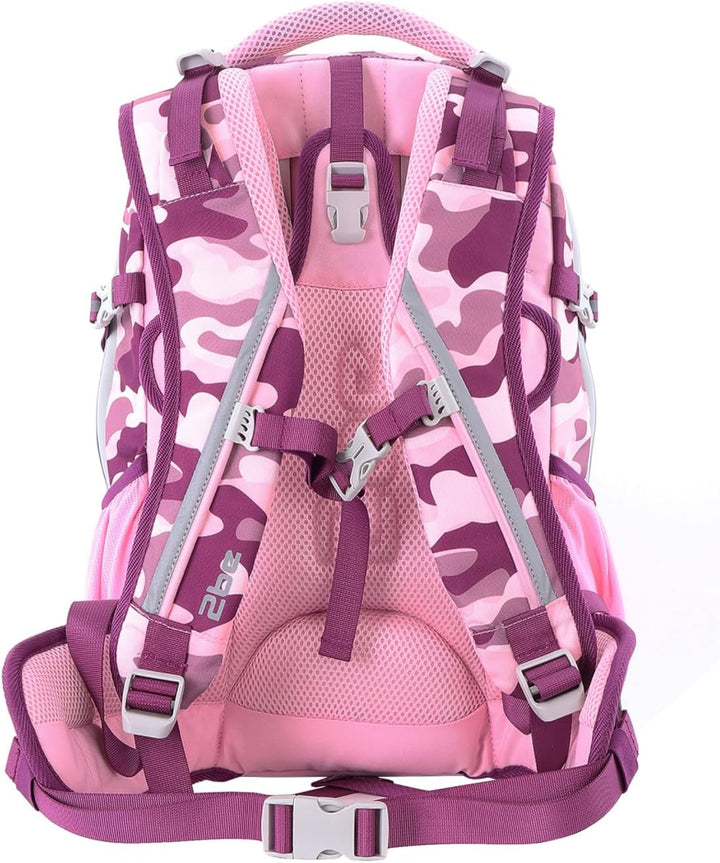 2be Schulrucksack 66320 Ergo School Backpack Pink, Einheitsgrösse