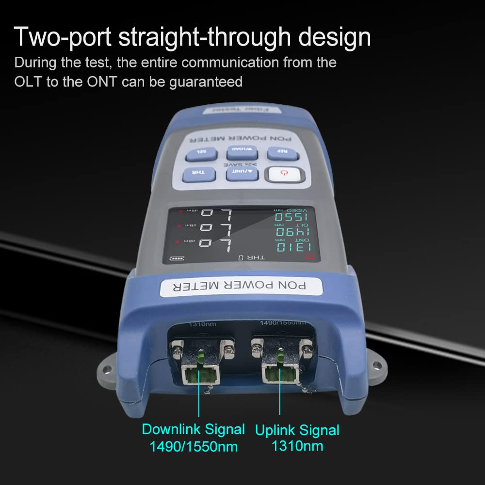 QIIRUN TM581 PON-Leistungsmesser (SC-APC) für FTTX ONT OLT 1310/1490/1550nm