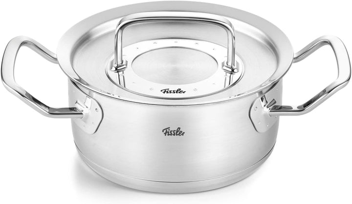 Fissler Original-Profi Collection/Edelstahl-Kochtopfset, 6-teilig, Töpfe mit Glas-Deckel (3 Kochtöpf