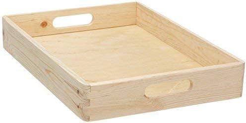 Zeller 13142 Allzweckkiste, Nadelholz, 40 x 30 x 7 cm, 40 x 30 x 7 cm
