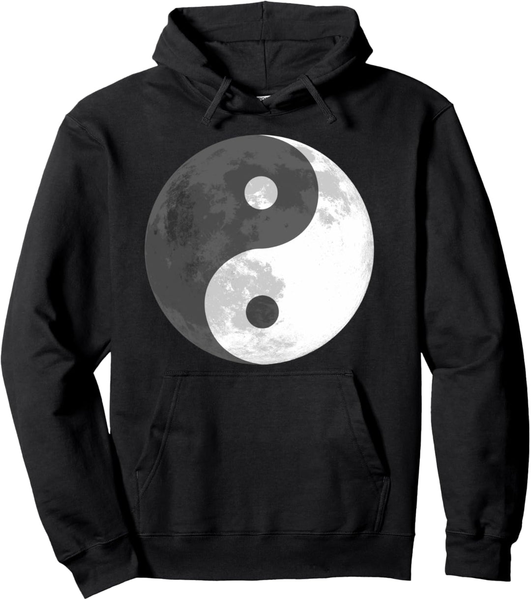 Yin Yang Mond Pullover Hoodie