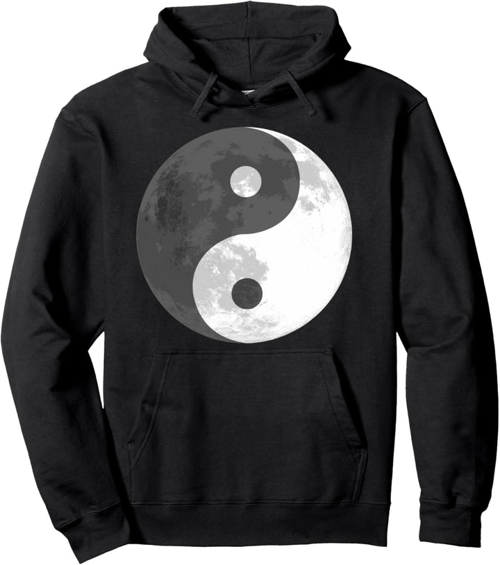 Yin Yang Mond Pullover Hoodie