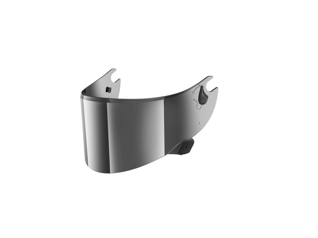 Shark Visiere Anti-fog för Race-R/Speed-R 1+2 ohne Pins silber verspiegelt