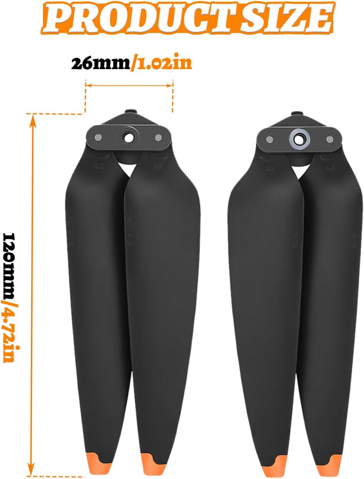 8Pcs Propeller für DJI Air 3/ Air 3S | Drohnen Ersatzpropeller Schnellverschluss Rotorblätter 8747F