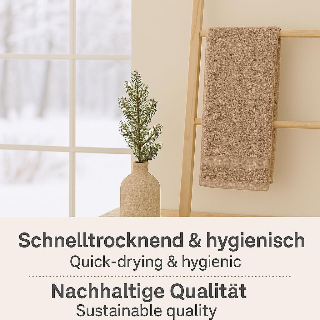 Betz 12 TLG. Handtuch Set Berlin 100% Baumwolle 2 Liegetücher 4 Handtücher 2 Gästetücher 2 Seiflappe