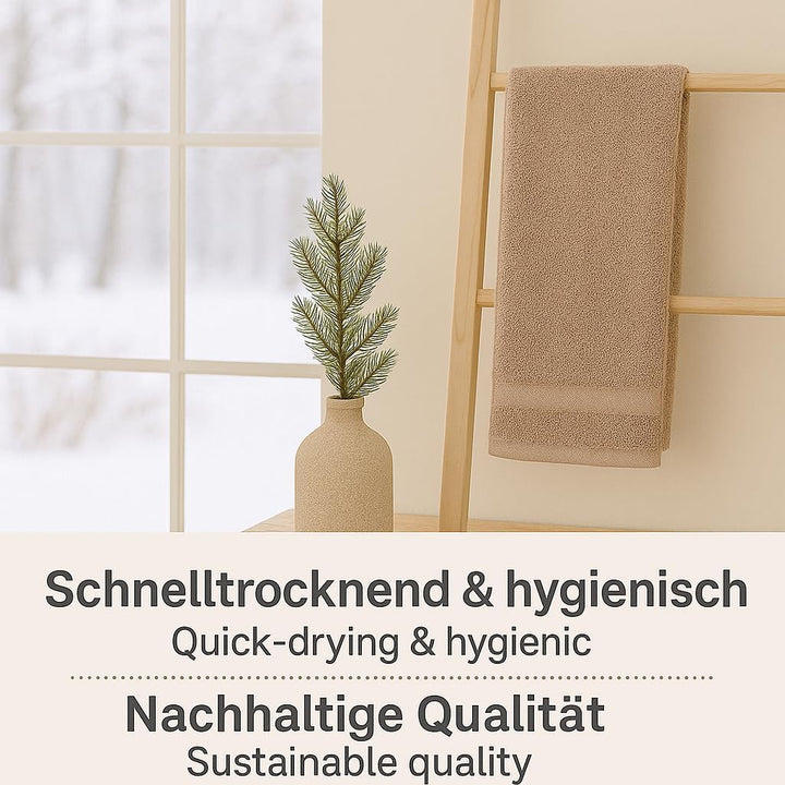 Betz 12 TLG. Handtuch Set Berlin 100% Baumwolle 2 Liegetücher 4 Handtücher 2 Gästetücher 2 Seiflappe