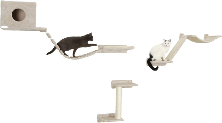 Maxi-Pet 81635 Kletterwand für Katzen Mount Everest, 9-teilig,