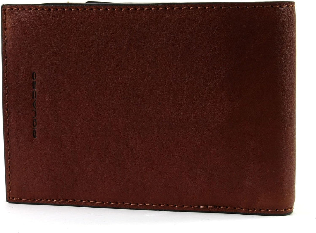 Piquadro Black Square Münzbörse, Einheitsgrösse Braun (Cuoio Tabacco), Braun (Cuoio Tabacco)