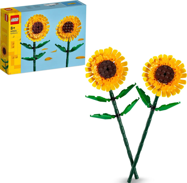 LEGO Botanicals Sonnenblumen - Set mit Kunstblumen für Kinder ab 8 Jahren - Kinderzimmer-Deko oder B