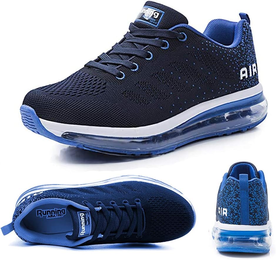 Unisex Sportschuhe Herren Damen Laufschuhe mit Luftpolster Turnschuhe Sneakers Air Schuhe Trainer Le