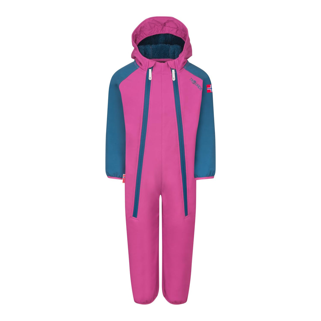 Trollkids Kids Nordkapp Overall 80 bright berry, 80 bright berry