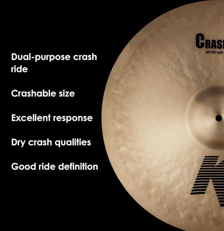Zildjian K Zildjian Series - 20" Crash Ride Cymbal 20 Zoll, 20 Zoll