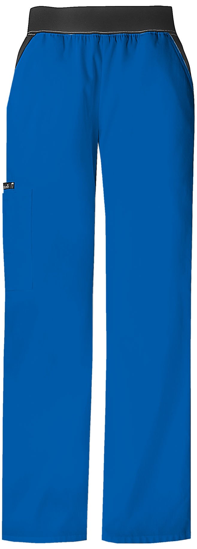 CHEROKEE Damen Petite Mid-Rise Knit Waist Schlupfhose, königsblau, Medium Zierlich