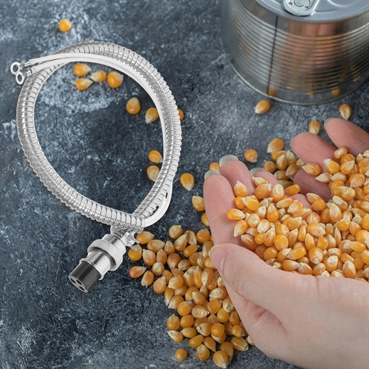 Netzkabel für Popcornmaschine 3-polig 15mm Universeller Kabelbaum mit Hitzebeständiger Ummantelung E