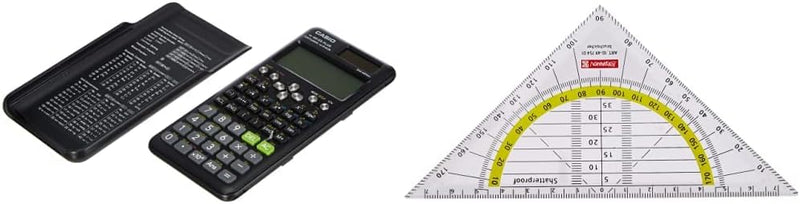Casio fx-991ES Plus 2 Wissenschaftlicher Taschenrechner mit 417 Funktionen und Display, Natur & Brun