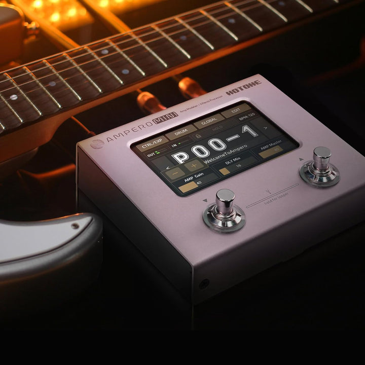 Hotone Gitarre Bass Multi-Effekte Prozessor Touchscreen Gitarre Bass Amp Modellierung IR Cabinets Si