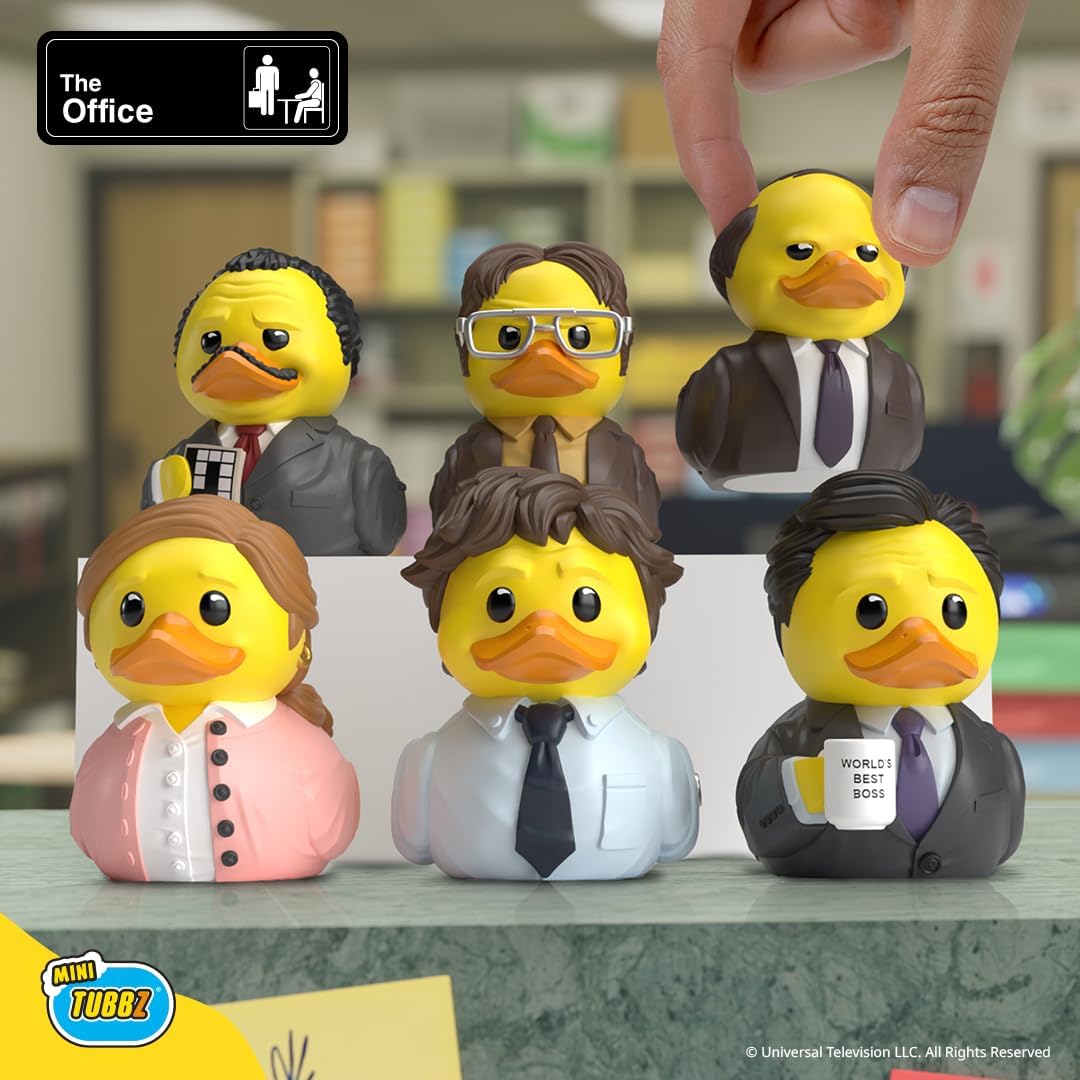 TUBBZ Mini: The Office - Dwight Schrute als Cosplay-Gummiente Vinyl-Figur Dwight (Mini), Dwight (Min