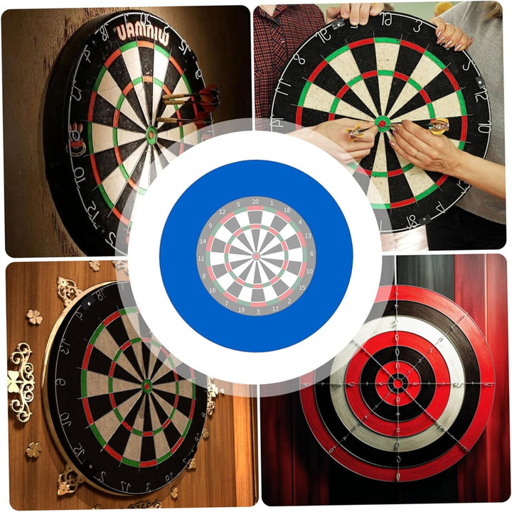 Jorzer Dartboard -Surround Eva Round Darts Board Surround Ring Schutzbrett Backbrett abnehmbare Blau