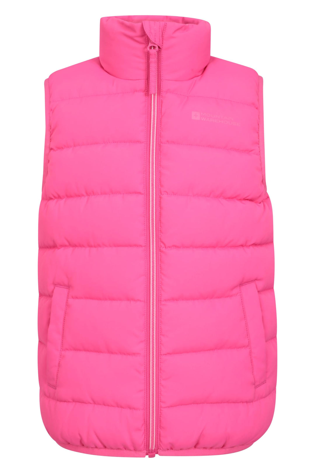 Mountain Warehouse Gepolsterte Kinder-Weste von Rocko - wasserabweisend, Mikrofaserweste, 2 Vorderta
