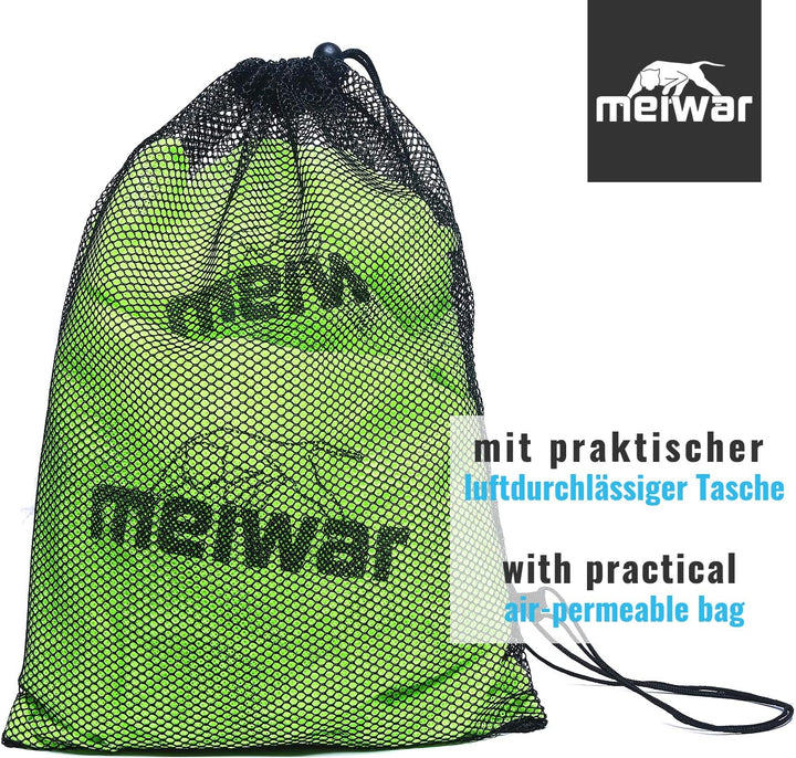 meiwar Leibchen - 10er Set Trainingsleibchen I Markierungshemd für Sport, Fussball, Handball in oran