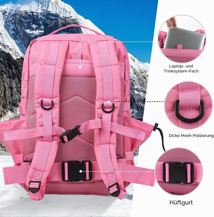 Militär Taktischer Rucksack Cooper Rucksack Armee Assault Pack 3 Tage Bug Out Go Bag Trekking Wander