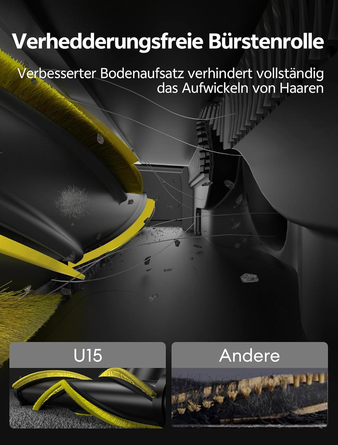 Ultenic Akku Staubsauger, 50000Pa/ 65Min, Staubsauger Kabellos mit GreenEye Technologie, Teleskoproh