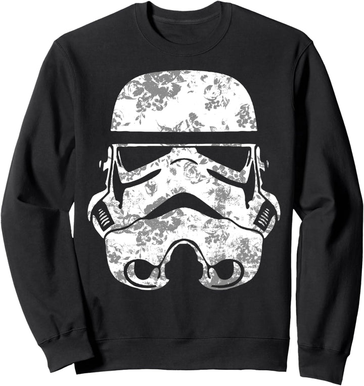 Star Wars Trooper Soft Floral Helmet Portrait Sweatshirt
