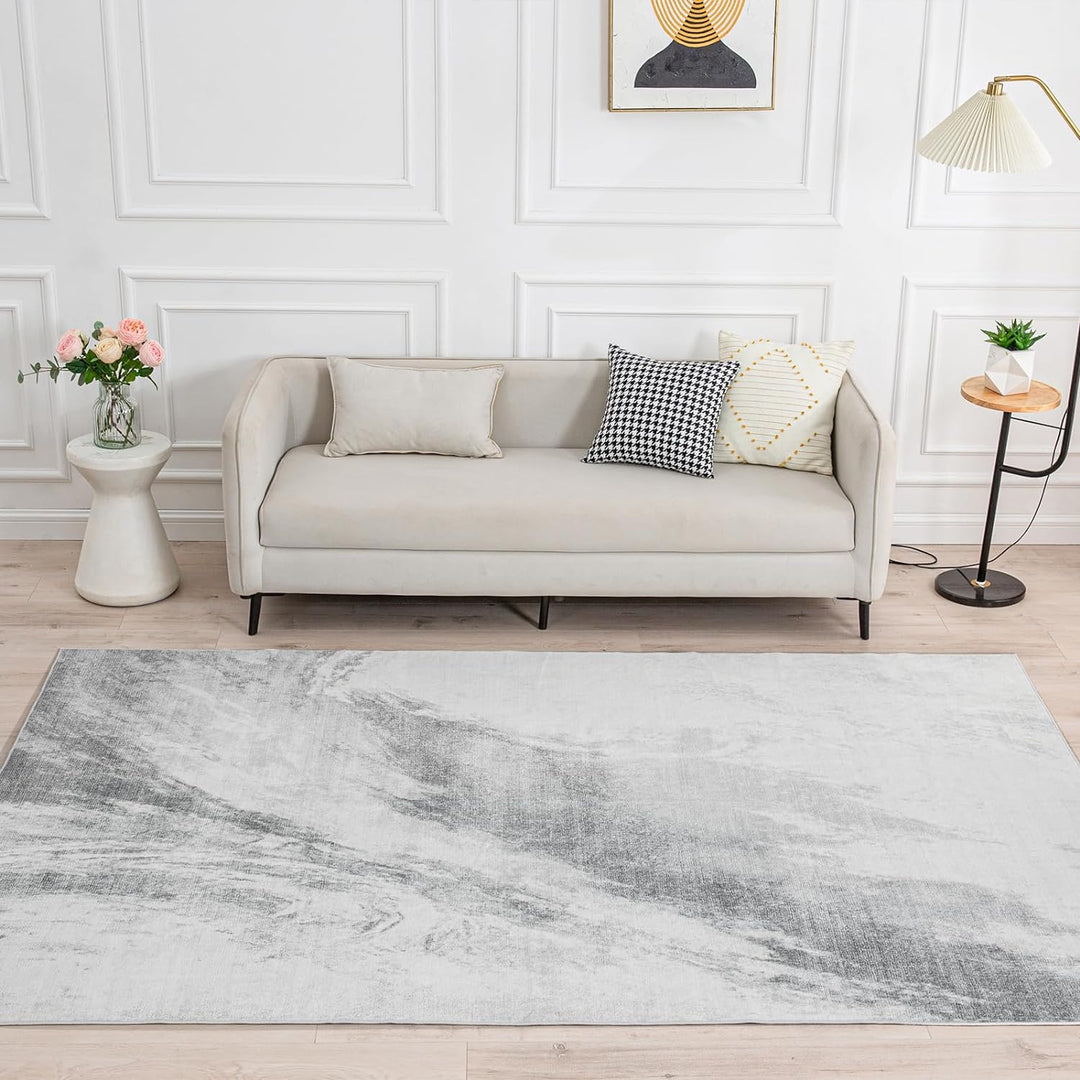 Vamcheer Teppich Wohnzimmer Kurzflor Moderner - Schlafzimmer Teppich Flauschiger,Waschbar Teppich de