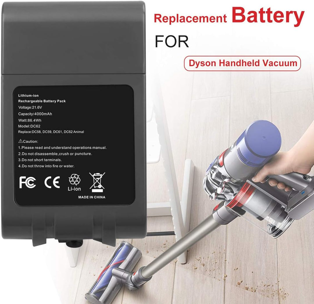 ARyee V6 Akku Ersatzakku für Dyson V6 DC58 DC59 DC61 DC62 DC72 DC74 SV03 SV06 SV09 kabelloser Staubs
