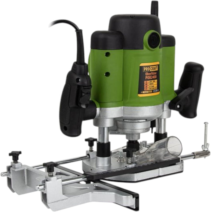 Procraft POB2400 Oberfräse 2000 Watt 8-12 mm + Zubehör