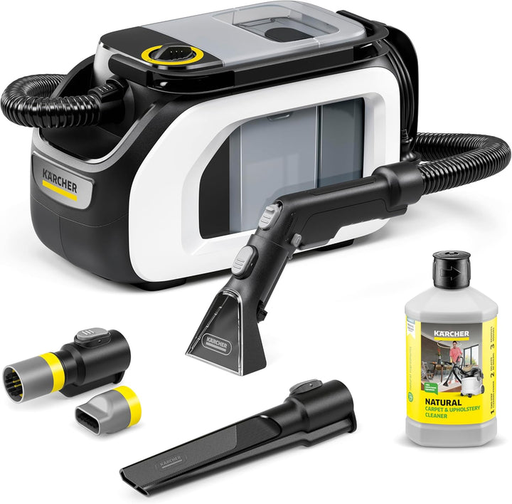 Kärcher Waschsauger SE 3 Compact Home Shoe N1, Aufnahmeleistung: 500 W, Frischwassertank: 1,7 l, Flä